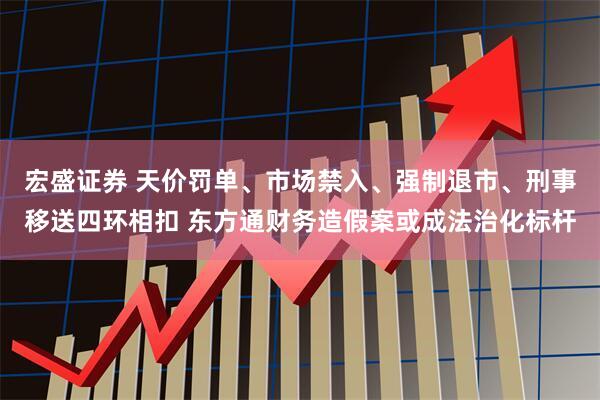 宏盛证券 天价罚单、市场禁入、强制退市、刑事移送四环相扣 东方通财务造假案或成法治化标杆