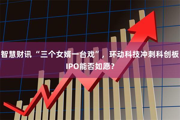智慧财讯 “三个女婿一台戏”，环动科技冲刺科创板IPO能否如愿？