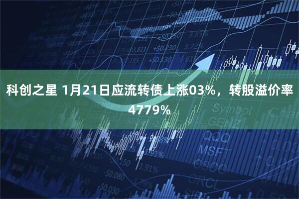 科创之星 1月21日应流转债上涨03%，转股溢价率4779%