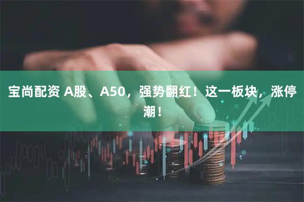 宝尚配资 A股、A50，强势翻红！这一板块，涨停潮！